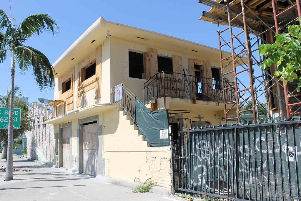 Trauma scene restoration specialists at work